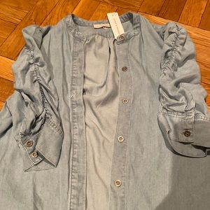 Never worn-Pookie and Sebastian blue shirt